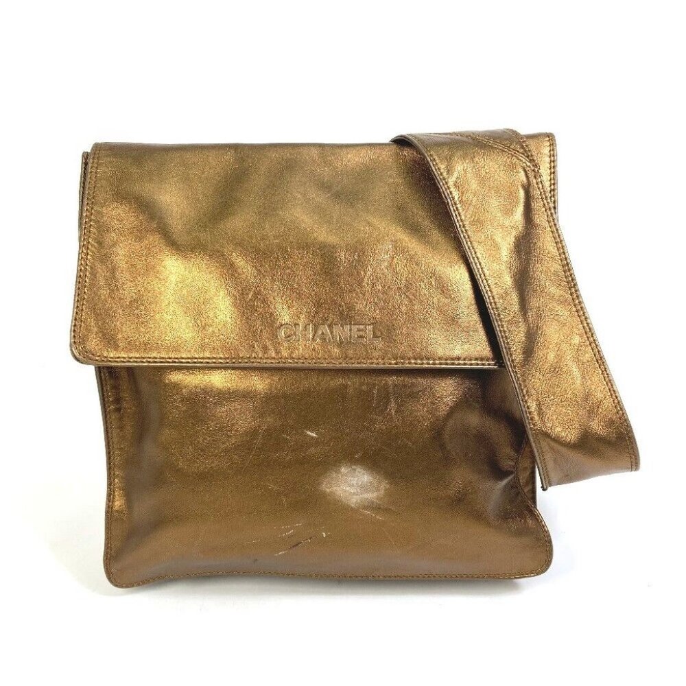 Authenticity Guaranteed Chanel Logo Shoulder Bag … - image 1